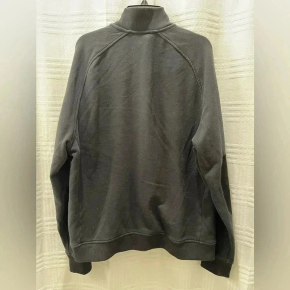 Vince quilted mixed media zip up jacket black - Picture 4 of 11